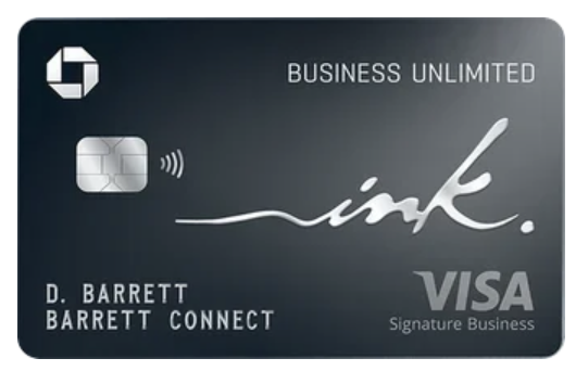 CHASE INK BUSINESS UNLIMITED – ELEVATED WELCOME OFFER, NO ANNUAL FEE